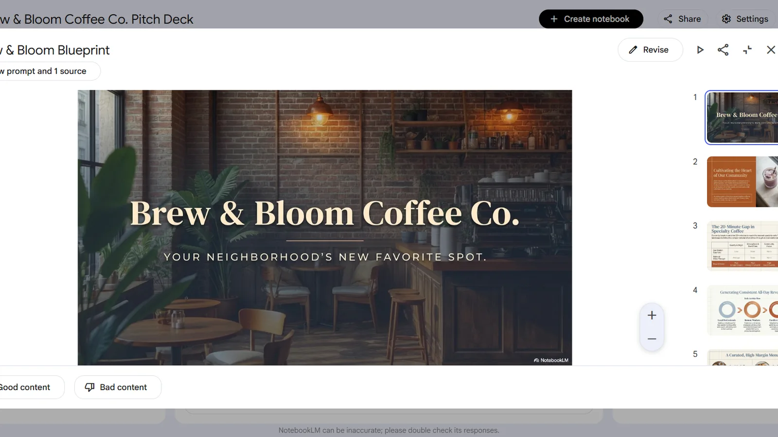 A polished coffee-shop title slide generated by NotebookLM, with a NotebookLM watermark in the corner.