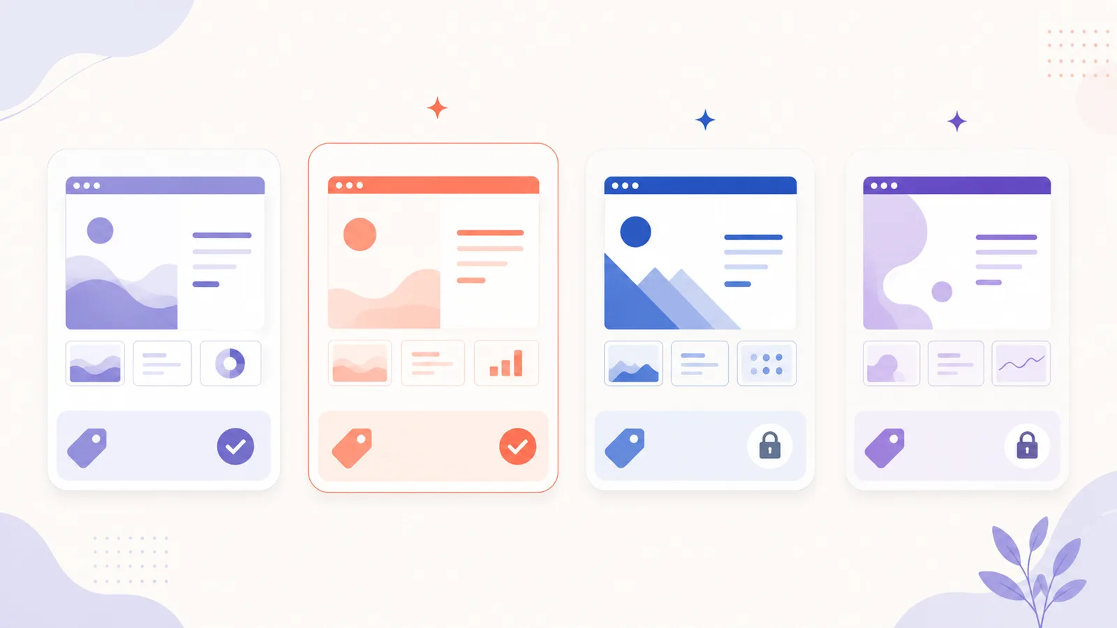 A comparison of AI presentation makers, each shown as an app tile with sample slides.