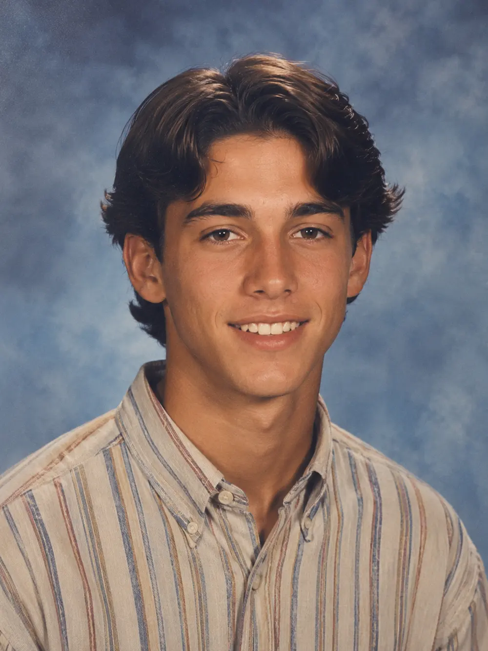 Sample image generated from the prompt: 90s yearbook portrait