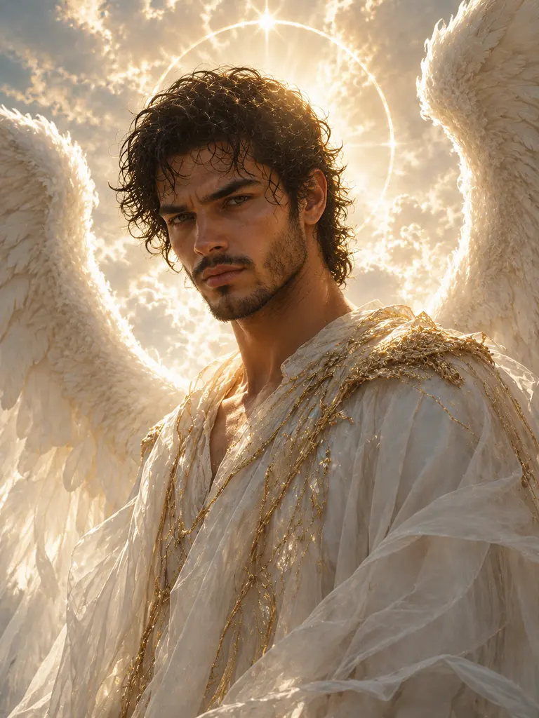 Sample image generated from the prompt: Celestial angel