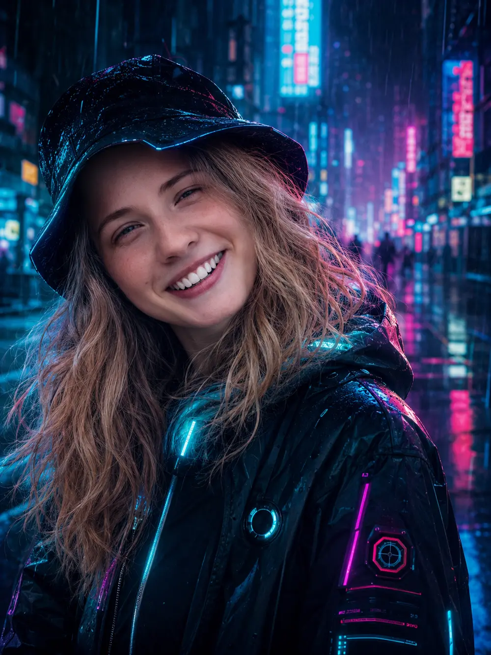 Result of Cyberpunk city avatar