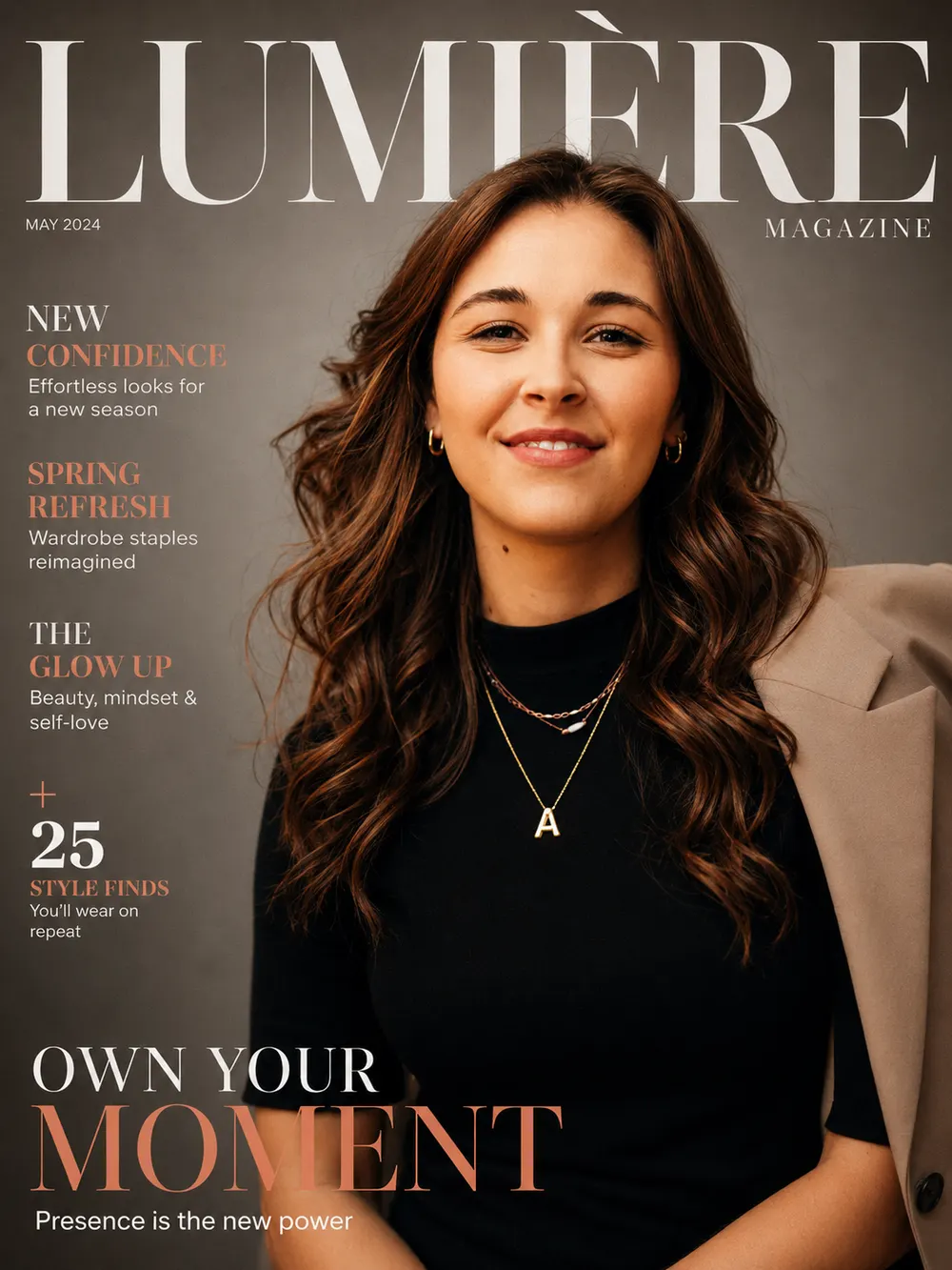 Result of Turn a selfie into a magazine cover