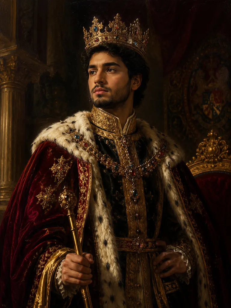 Sample image generated from the prompt: Royal Renaissance portrait